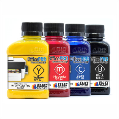 COMBOS TINTAS OFFICEPRO PIGMENTADA BIG COLORS®  COMBO 4 TANQUES