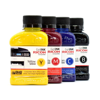 COMBOS TINTAS BIG COLORS® GEL INK COMBO 4 TANQUES