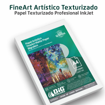 PAPEL TEXTURIZADO ARTÍSTICO FINEART MATTE BIG COLORS®