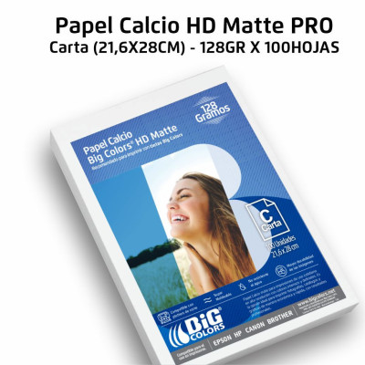 PAPEL BIG COLORS® CALCIO HD MATTE PRO