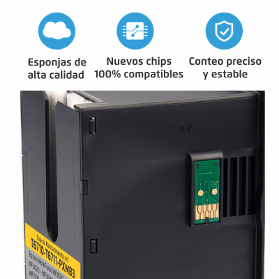 CAJA DE MANTENIMIENTO T6710 - T6711 GENERICA EPSON COMPATIBLE