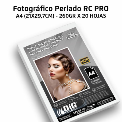 PAPEL FOTOGRAFICO PROFESIONAL PERLADO RC BIG COLORS®